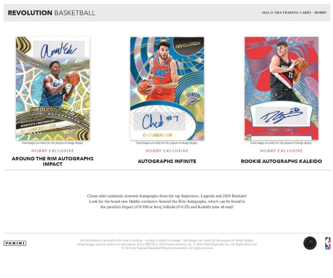 2024-25 Panini Revolution Basketball Hobby Trading Cards