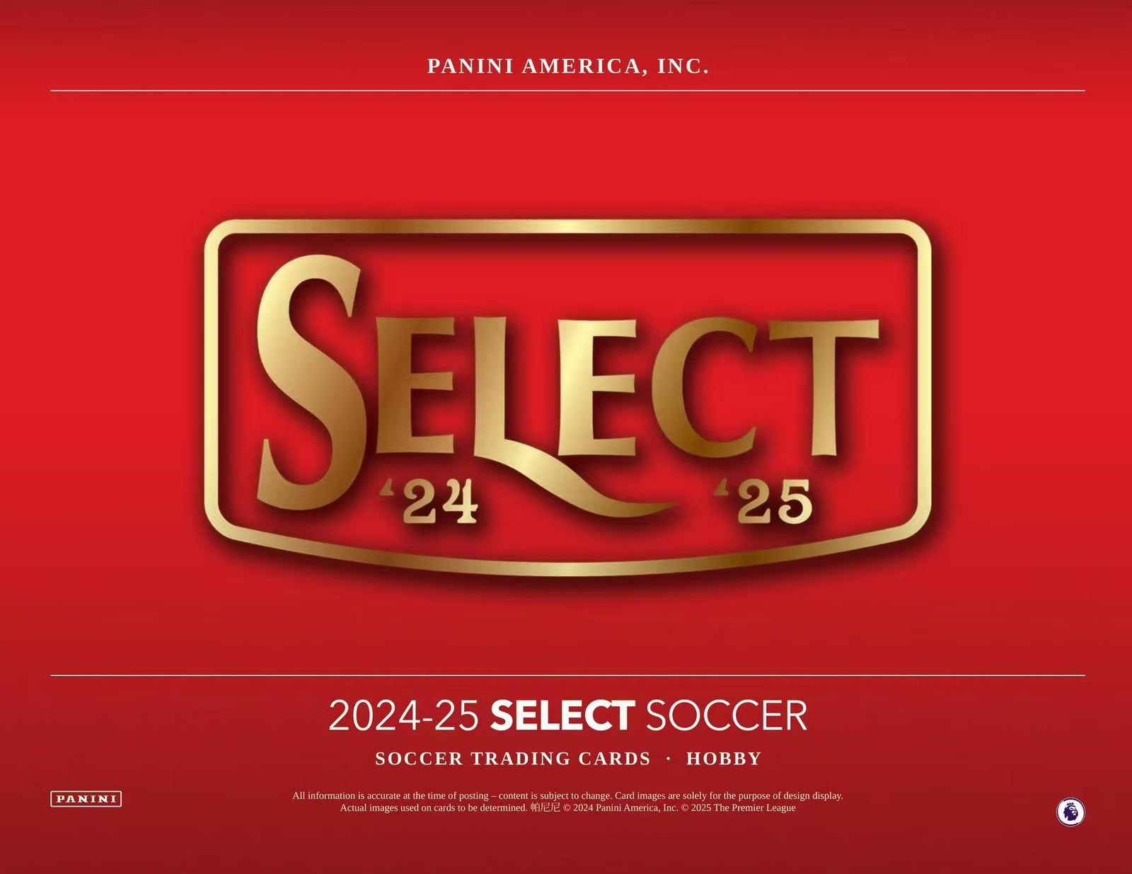 2024-25 Panini Select Soccer EPL Hobby Trading Cards