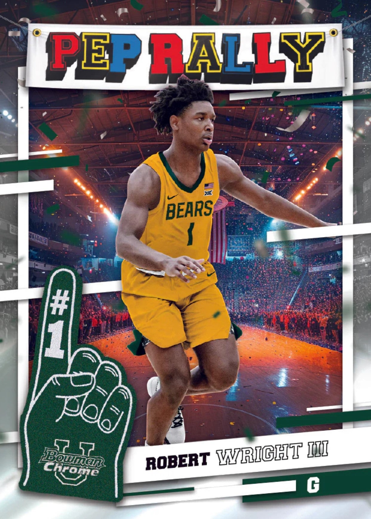 2024-25 Topps Bowman University Chrome Basketball Mega Trading Cards