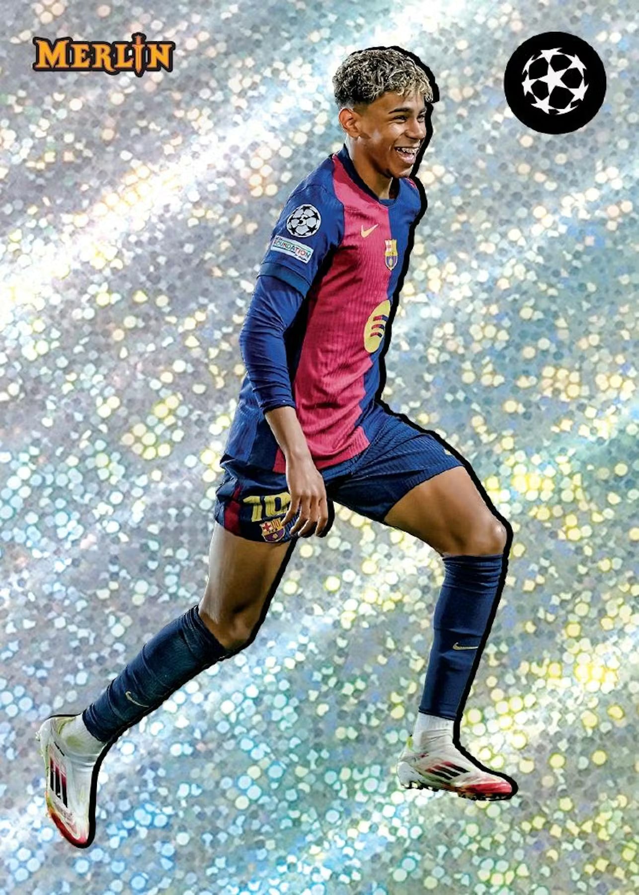 2024-25 Topps Chrome Merlin Soccer UEFA Club Competition Hobby Trading Cards