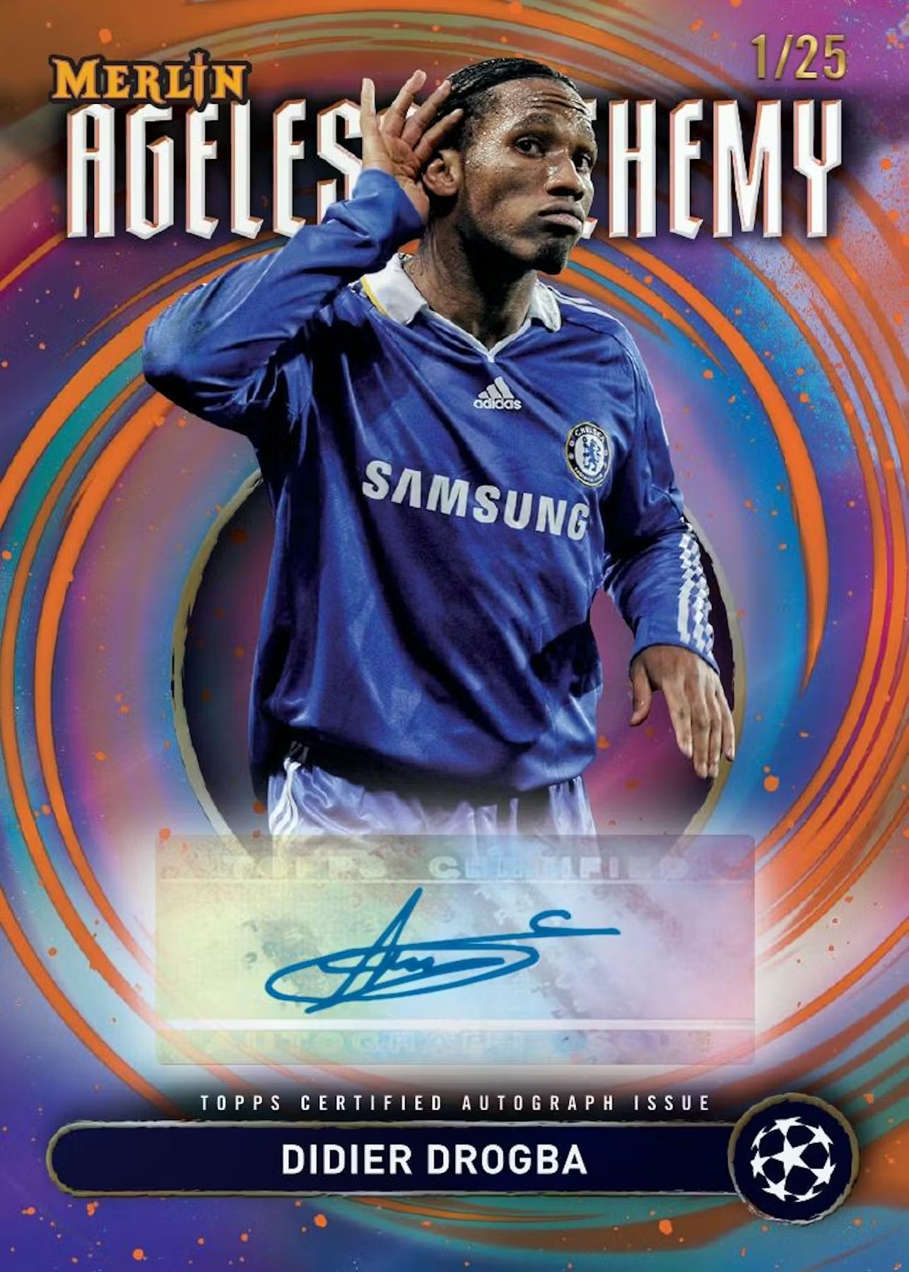 2024-25 Topps Chrome Merlin Soccer UEFA Club Competition Hobby Trading Cards