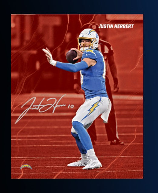 2024 Fanatics Under Wraps Emanate Football Autographed Photo