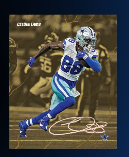 2024 Fanatics Under Wraps Emanate Football Autographed Photo