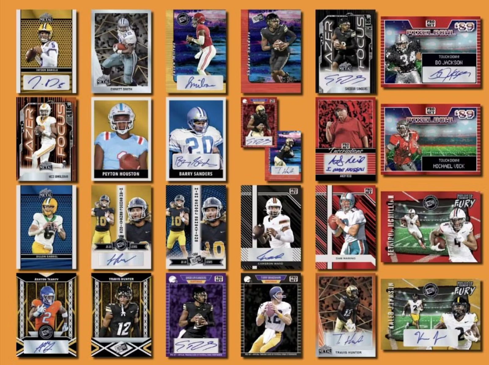 2024 Leaf Collective Football Hobby Trading Cards