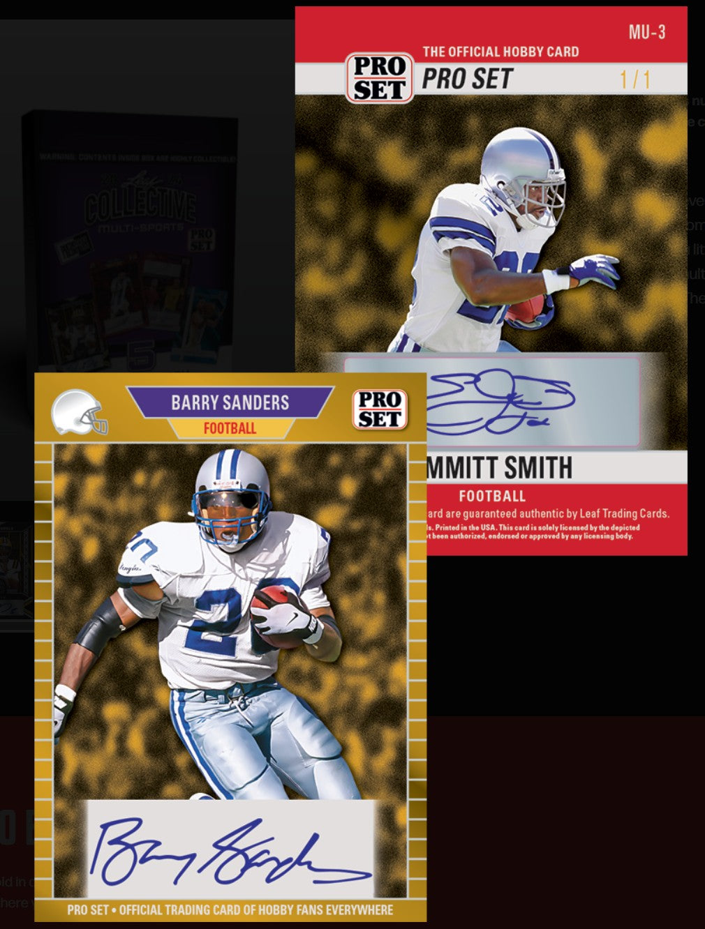2024 Leaf Collective Multi-Sport Pro Set Promo Trading Cards