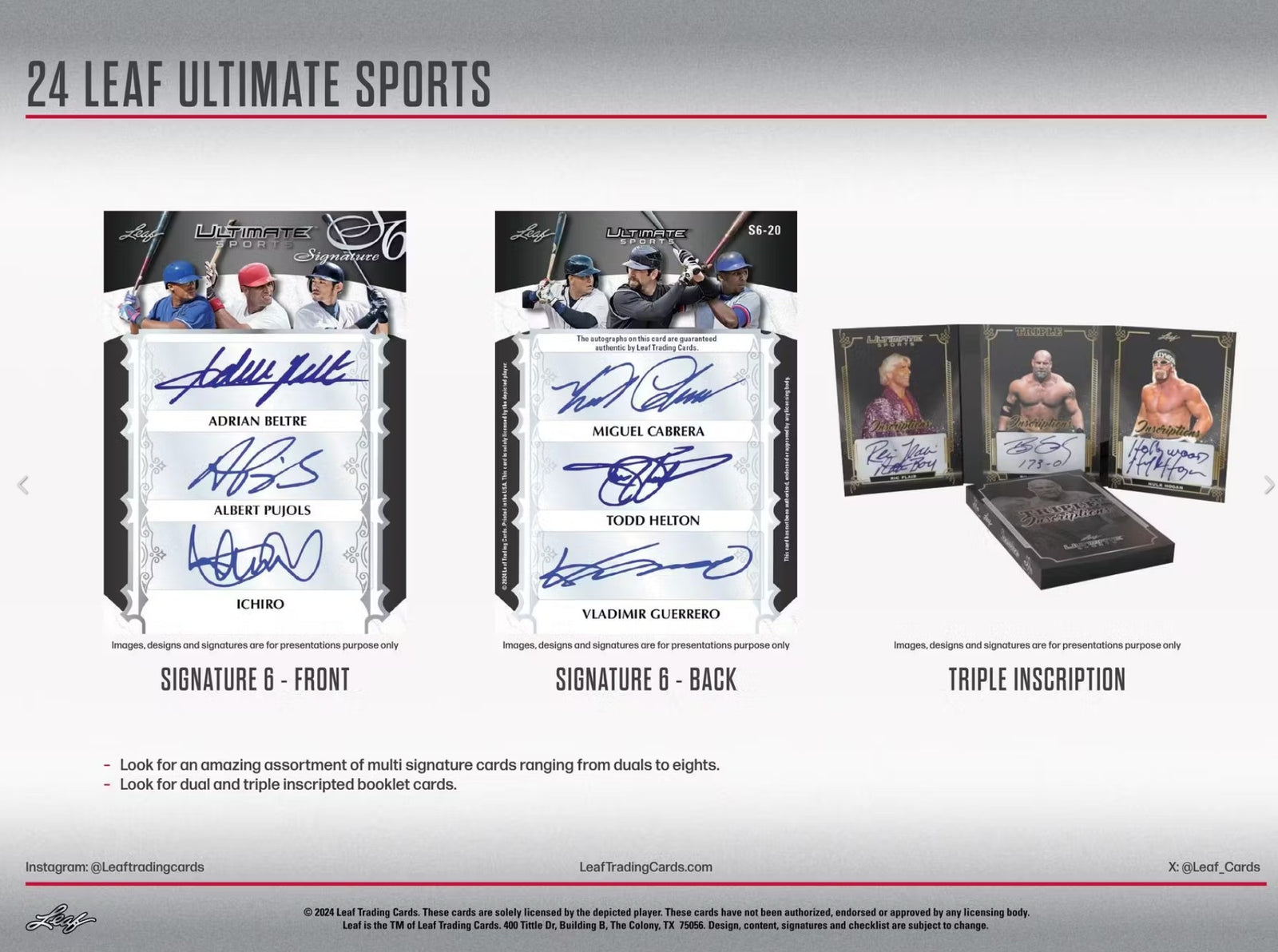 2024 Leaf Ultimate Sports Hobby Trading Cards