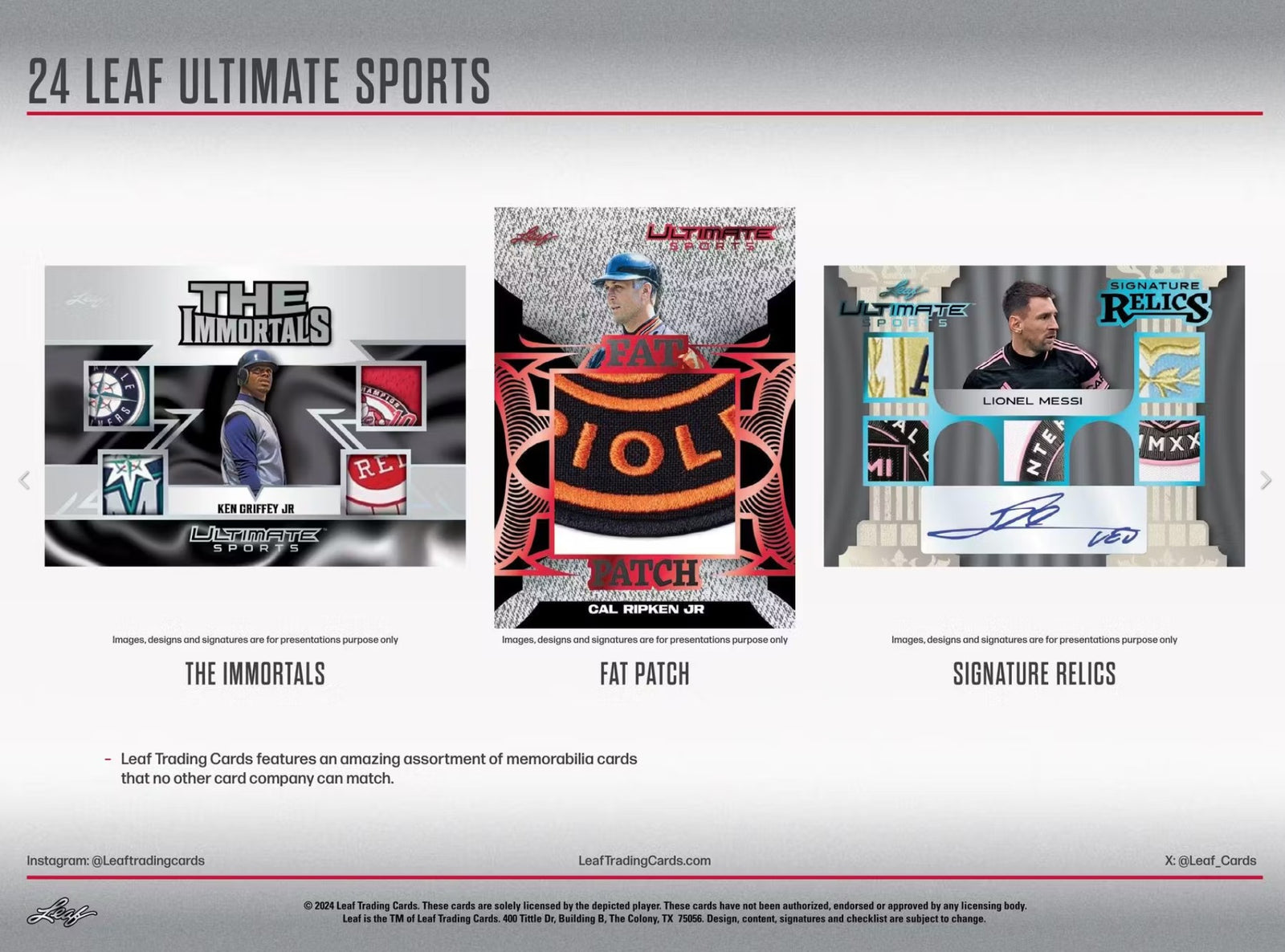 2024 Leaf Ultimate Sports Hobby Trading Cards