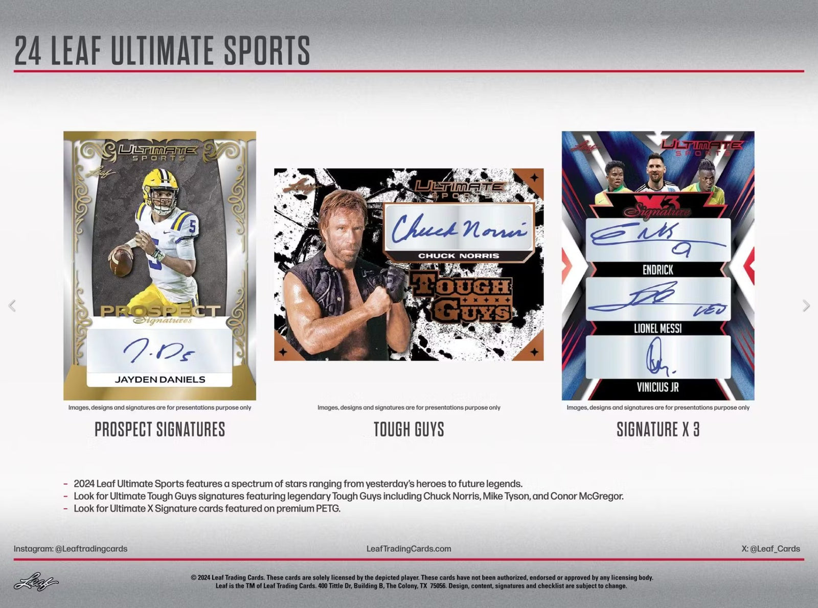 2024 Leaf Ultimate Sports Hobby Trading Cards