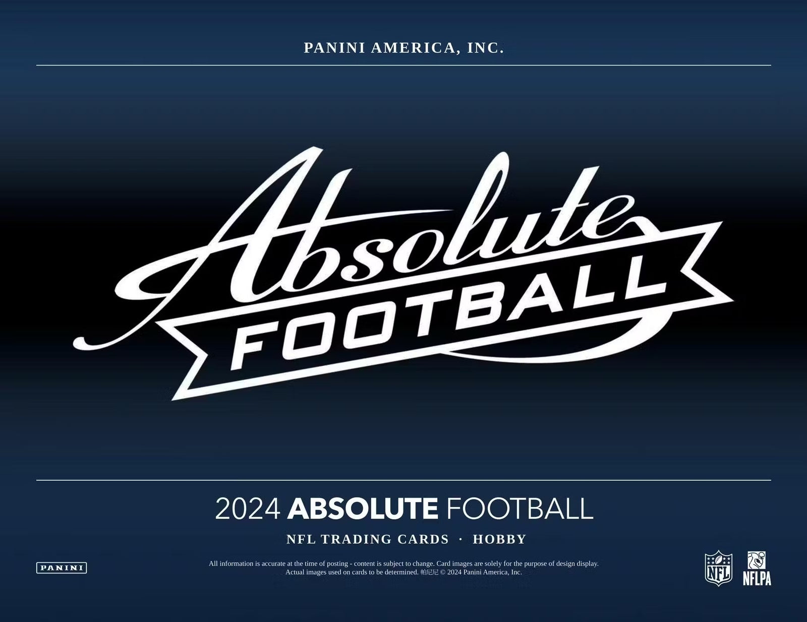 2024 Panini Absolute Football Hobby Trading Cards