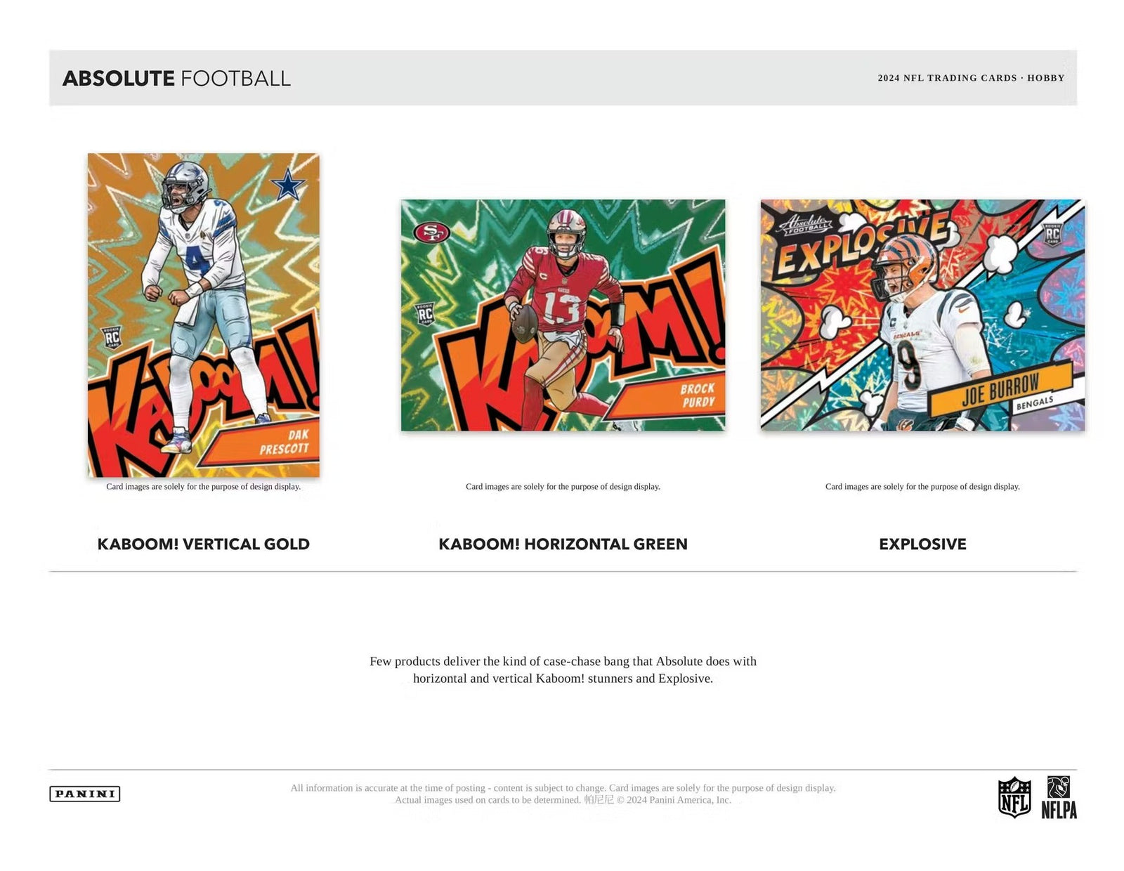 2024 Panini Absolute Football Hobby Trading Cards