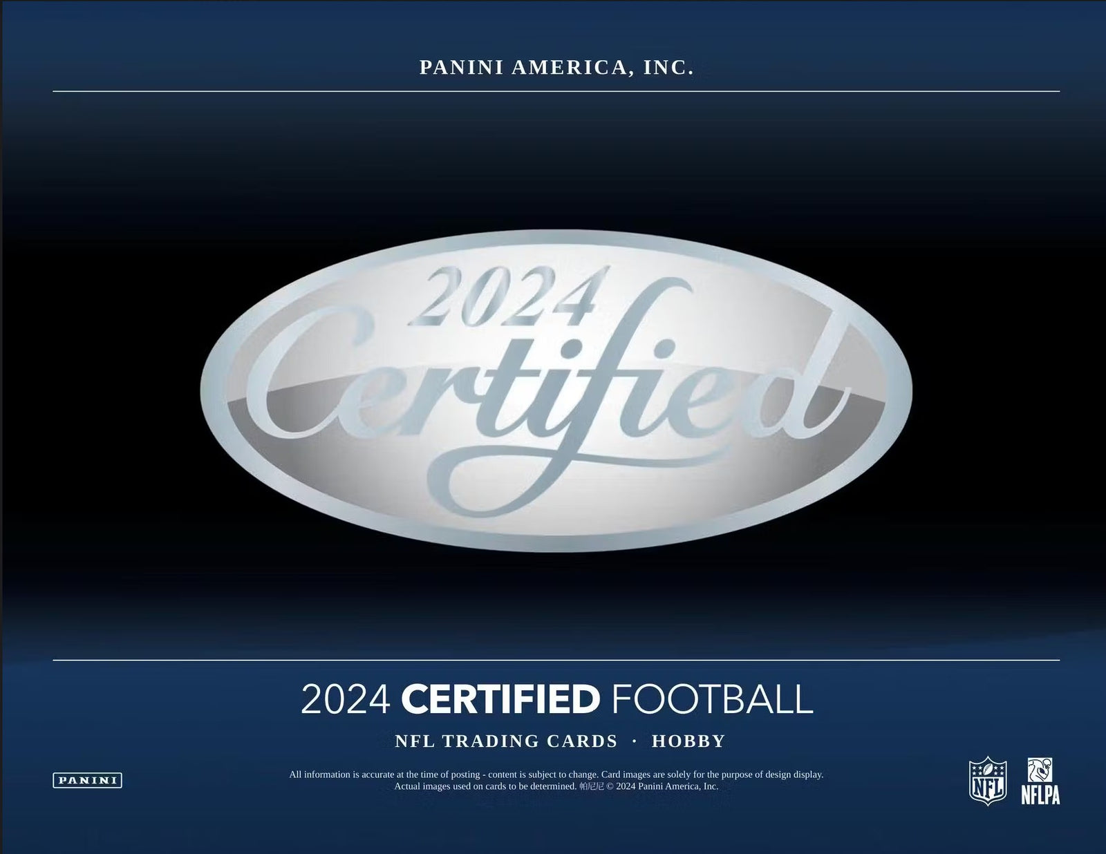 2024 Panini Certified Football Hobby Trading Cards