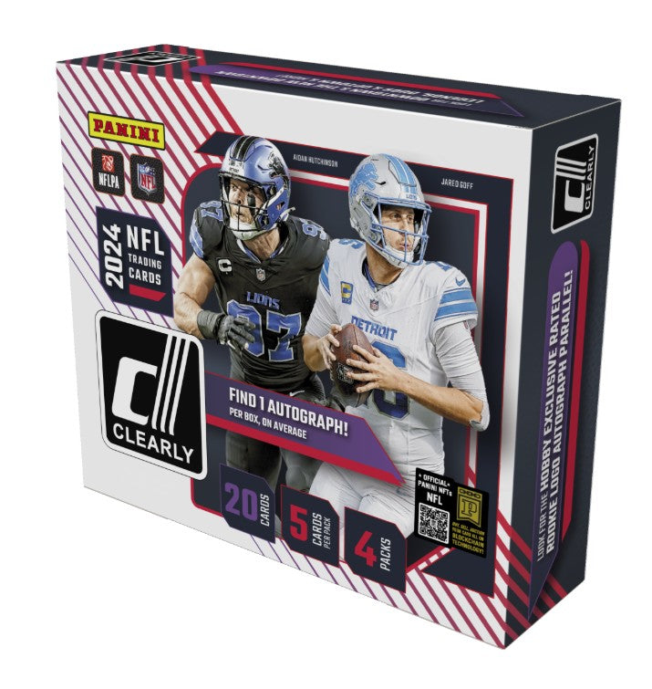 2024 Panini Donruss Clearly Football Hobby Trading Cards
