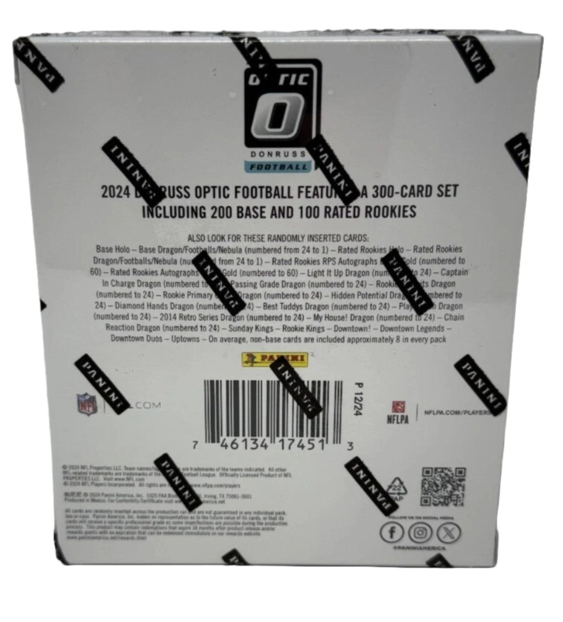 2024 Panini Donruss Optic Football Choice Trading Cards