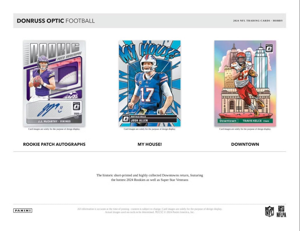2024 Panini Donruss Optic Football FOTL Trading Cards