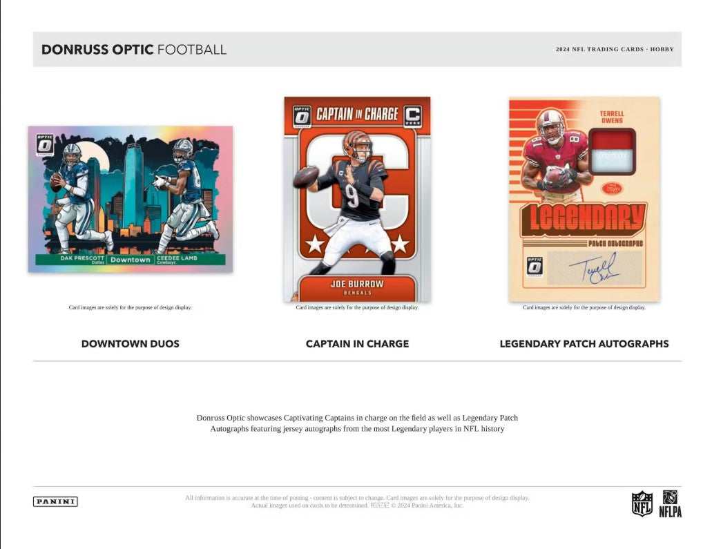 2024 Panini Donruss Optic Football FOTL Trading Cards