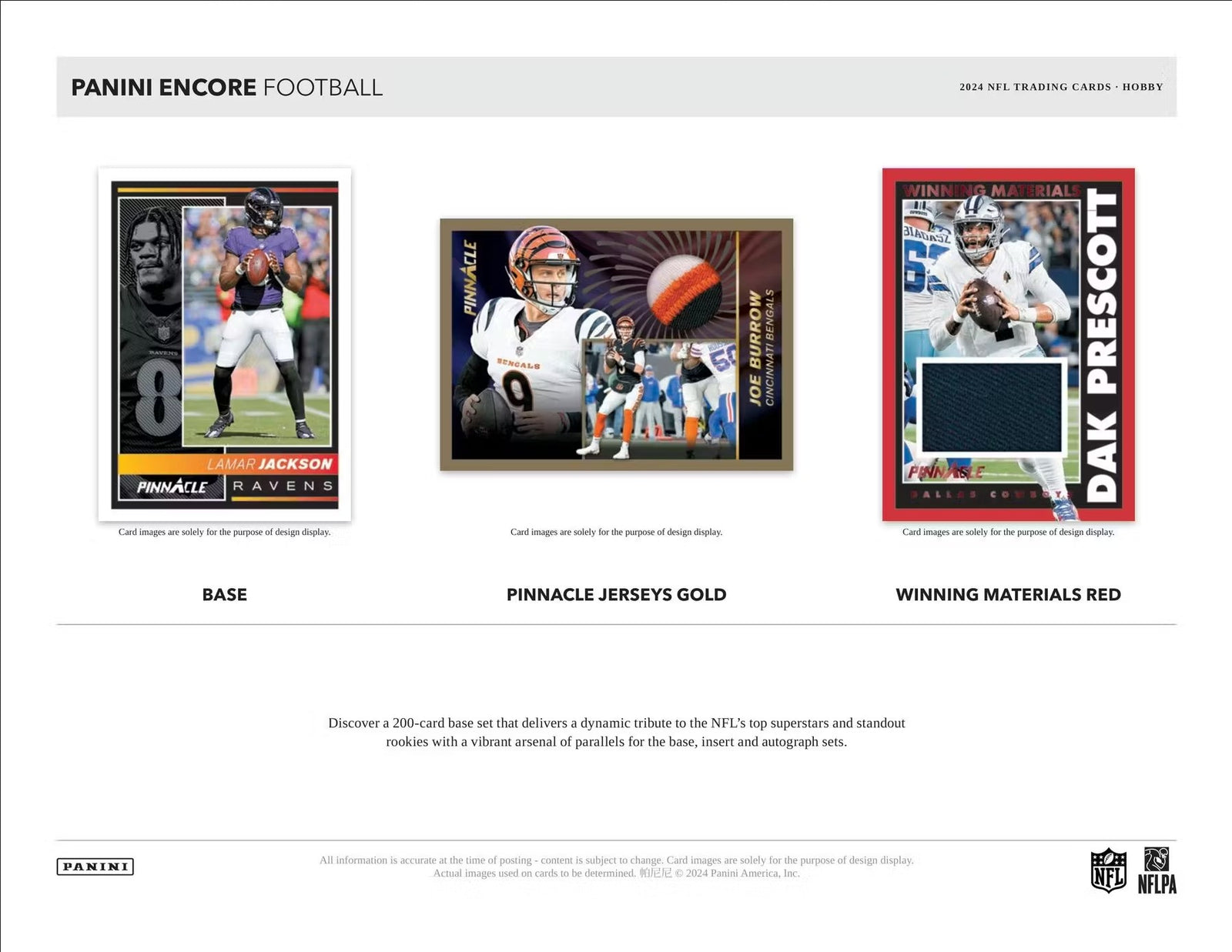 2024 Panini Encore Football Hobby Trading Cards