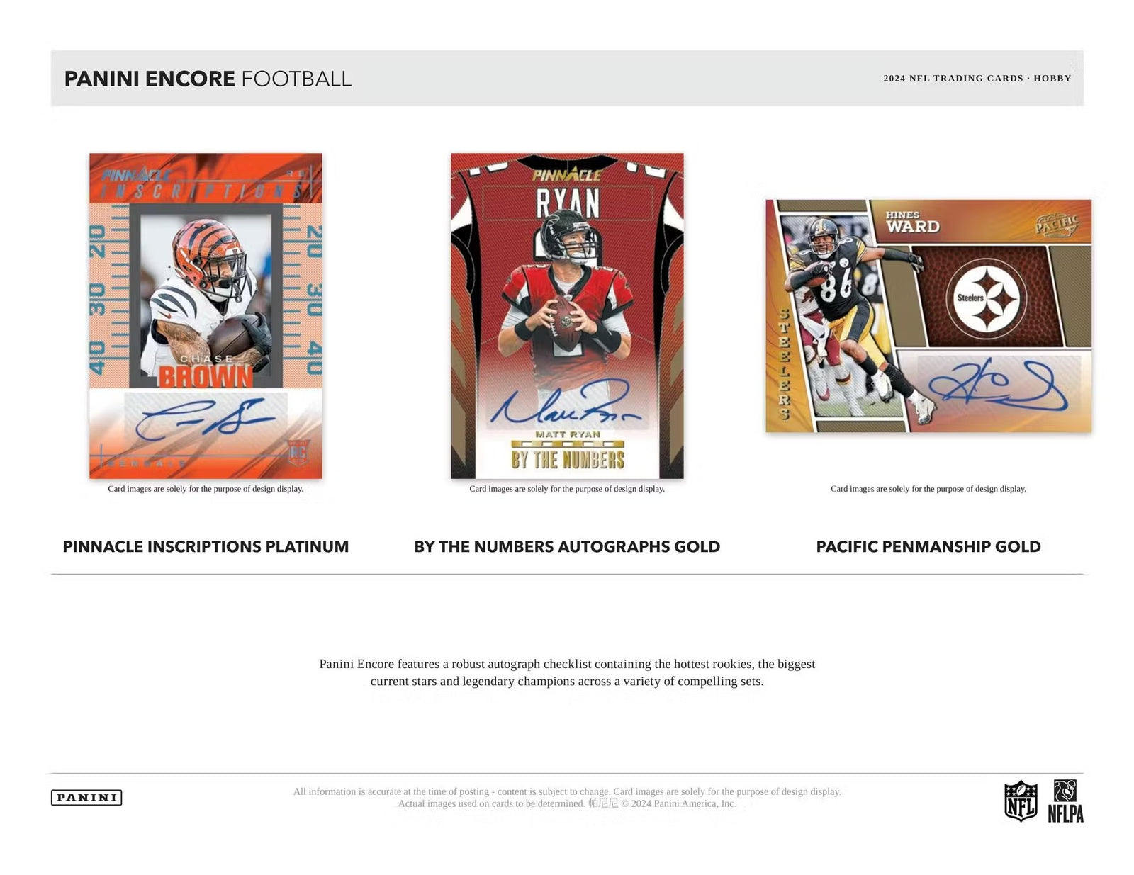 2024 Panini Encore Football Hobby Trading Cards
