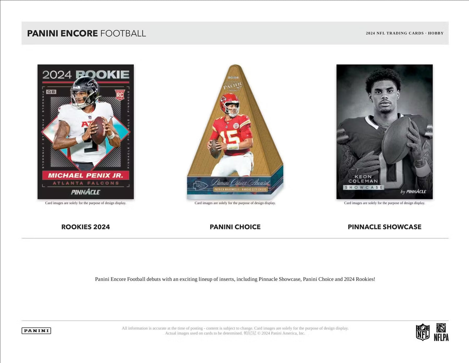 2024 Panini Encore Football Hobby Trading Cards