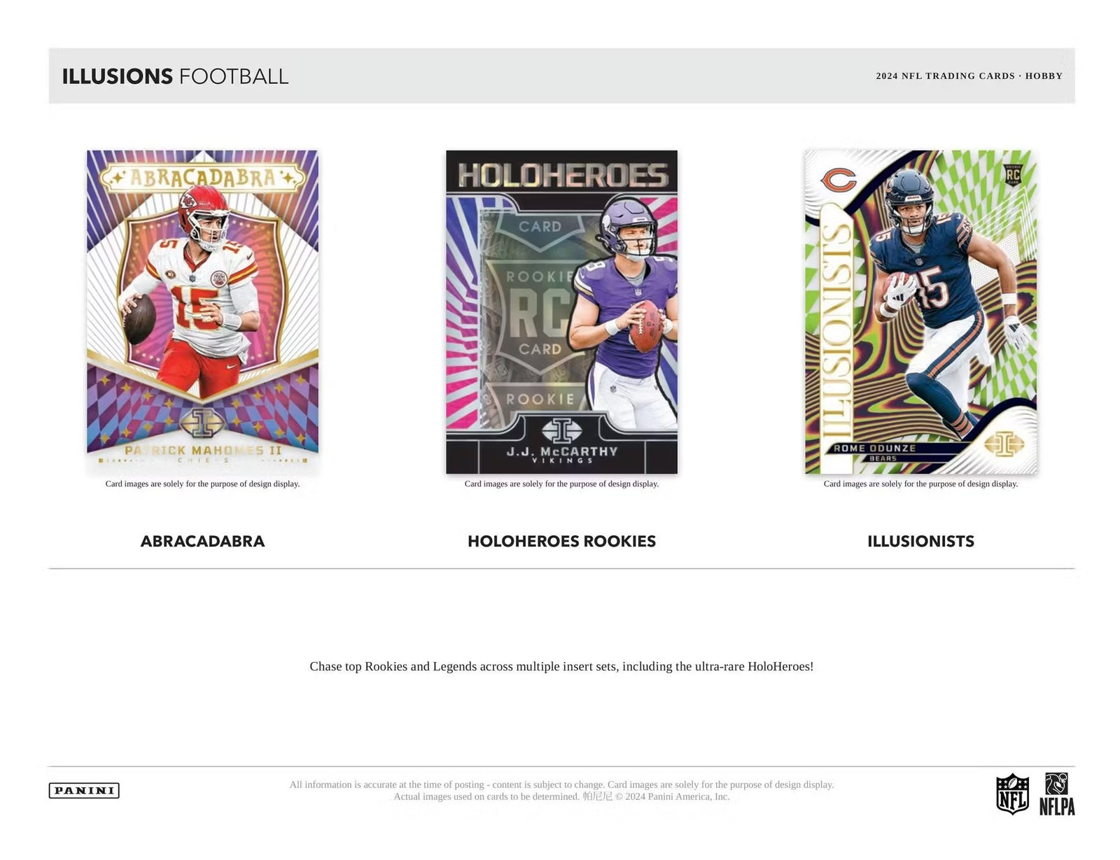 2024 Panini Illusions Football Hobby Trading Cards