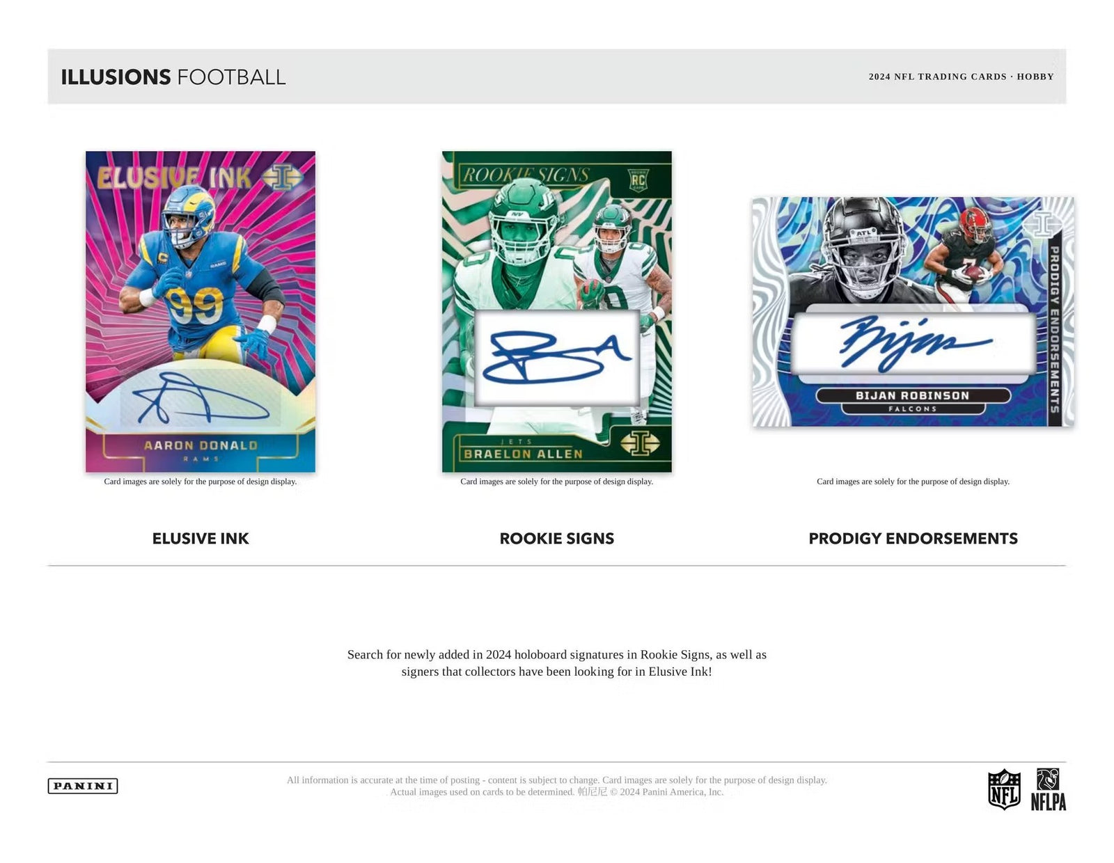 2024 Panini Illusions Football Hobby Trading Cards