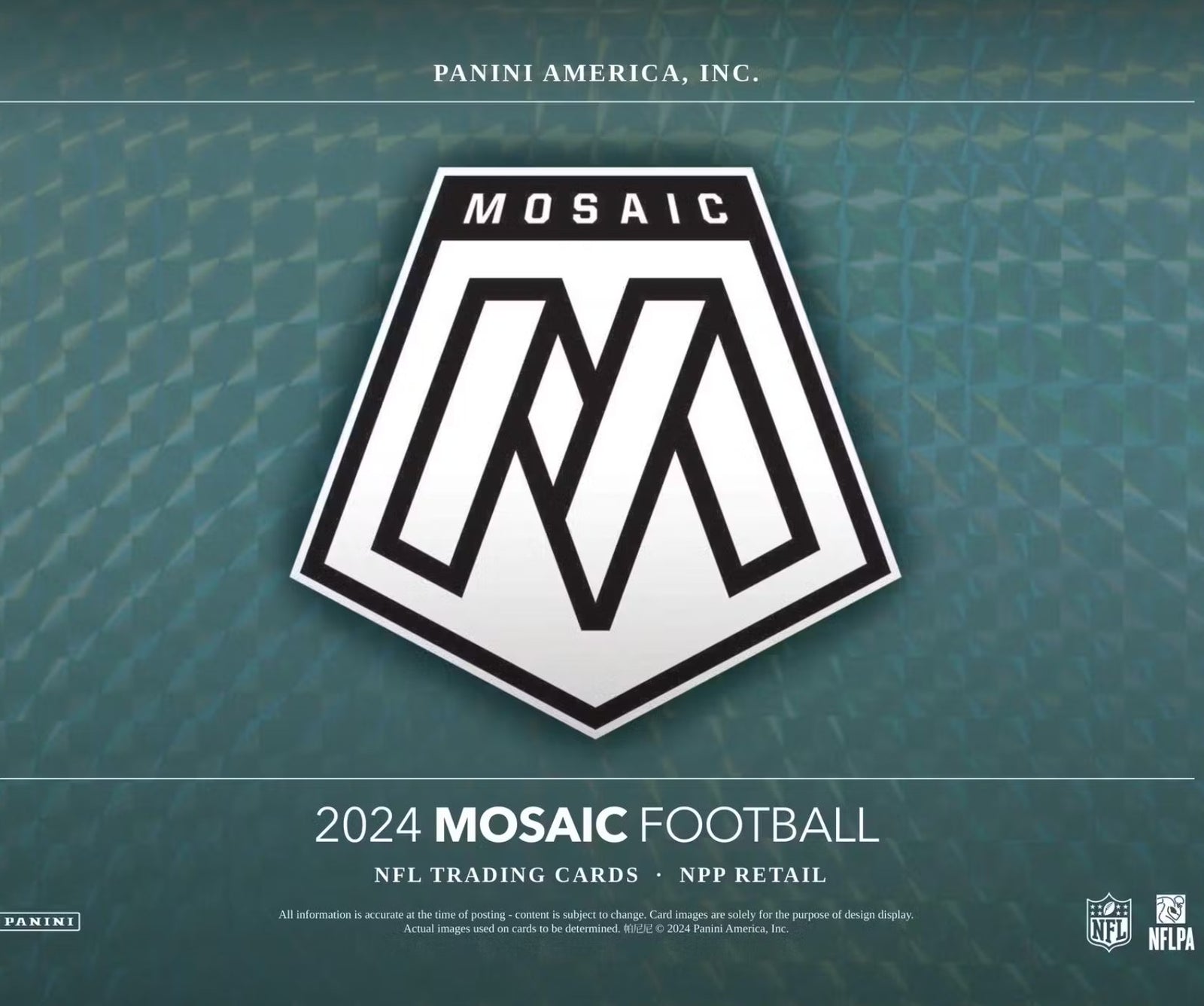 2024 Panini Mosaic Football Blaster Trading Cards