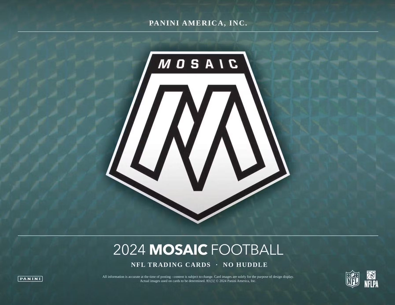 2024 Panini Mosaic Football No Huddle Trading Cards