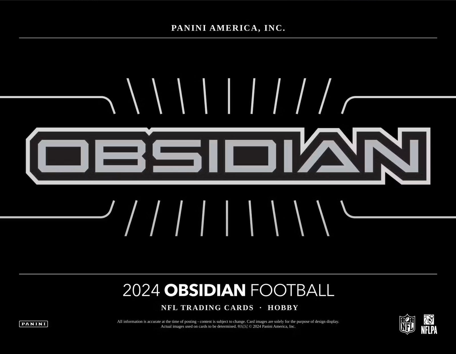 2024 Panini Obsidian Football Hobby Trading Cards