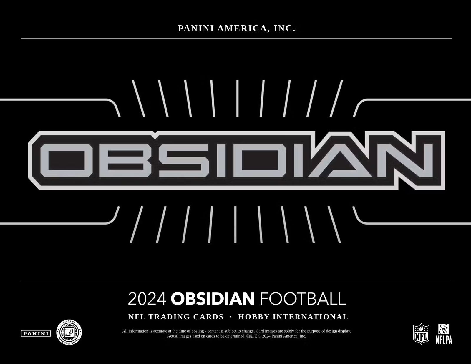 2024 Panini Obsidian Football International Hobby Trading Cards