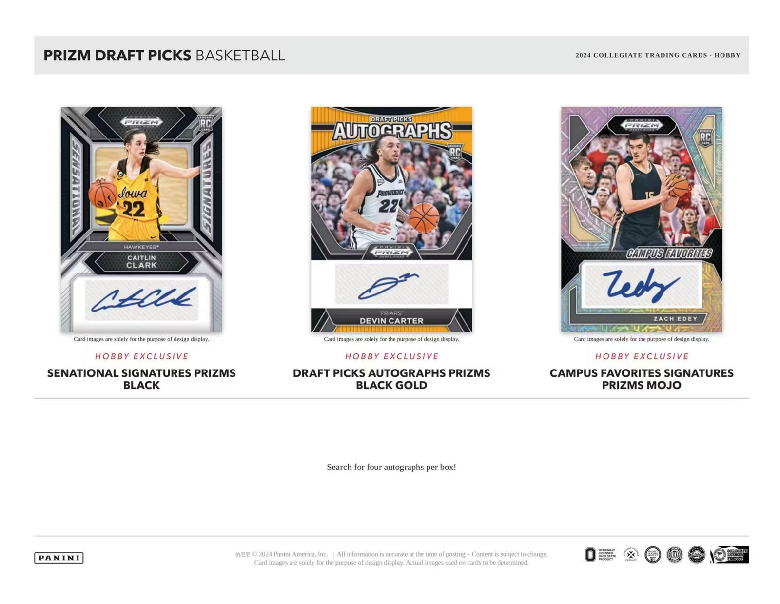 2024 Panini Prizm Draft Picks Basketball Hobby Trading Cards