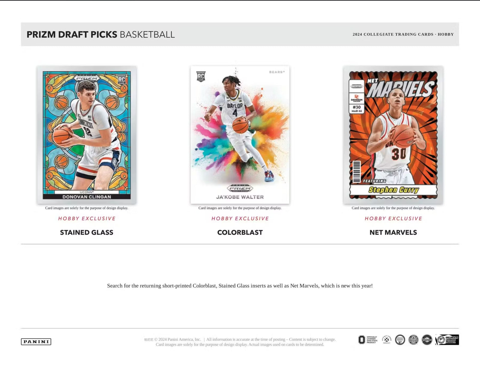 2024 Panini Prizm Draft Picks Basketball Hobby Trading Cards