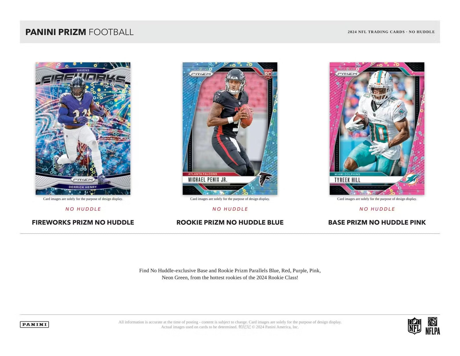 2024 Panini Prizm Football No Huddle Trading Cards