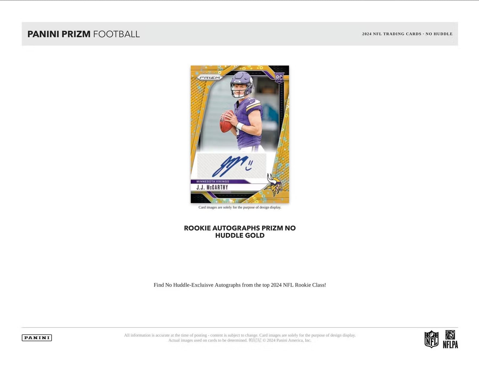 2024 Panini Prizm Football No Huddle Trading Cards