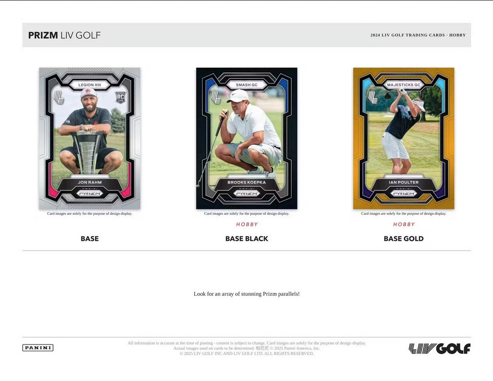 2024 Panini Prizm LIV Golf Hobby Trading Cards