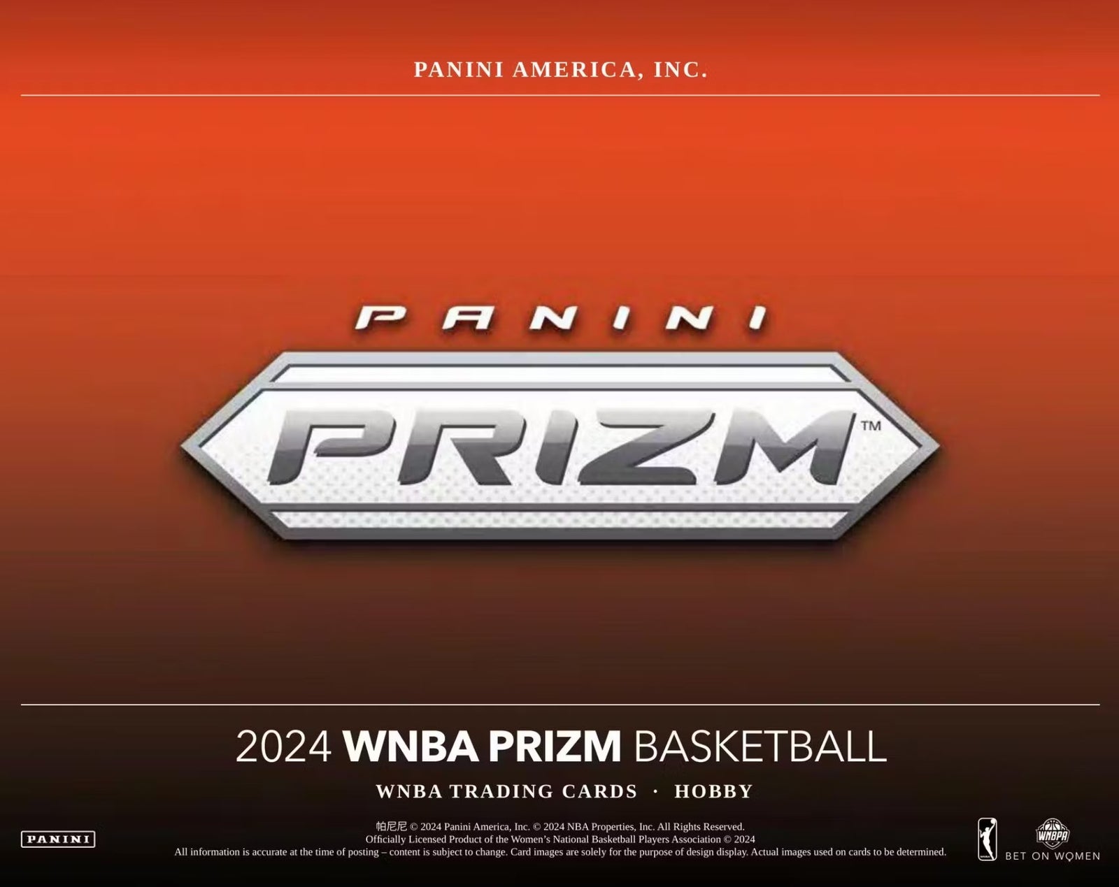 2024 Panini Prizm WNBA FOTL Trading Cards