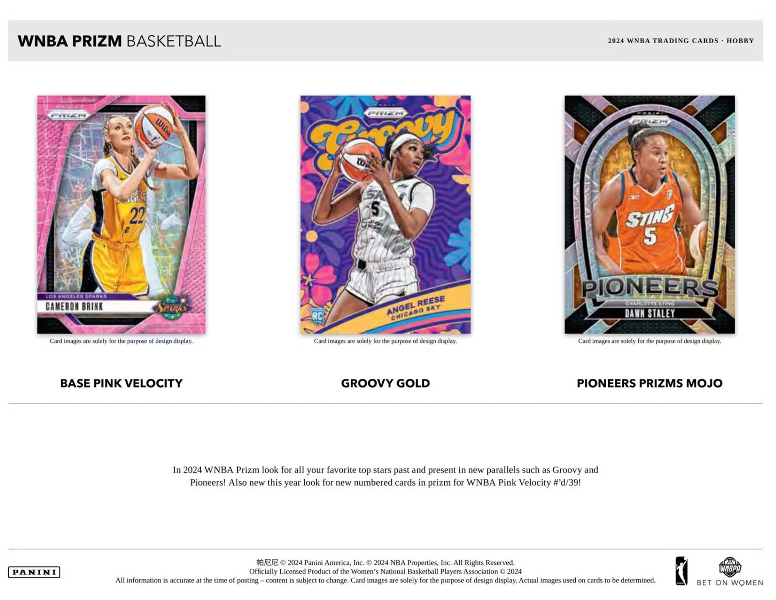 2024 Panini Prizm WNBA FOTL Trading Cards
