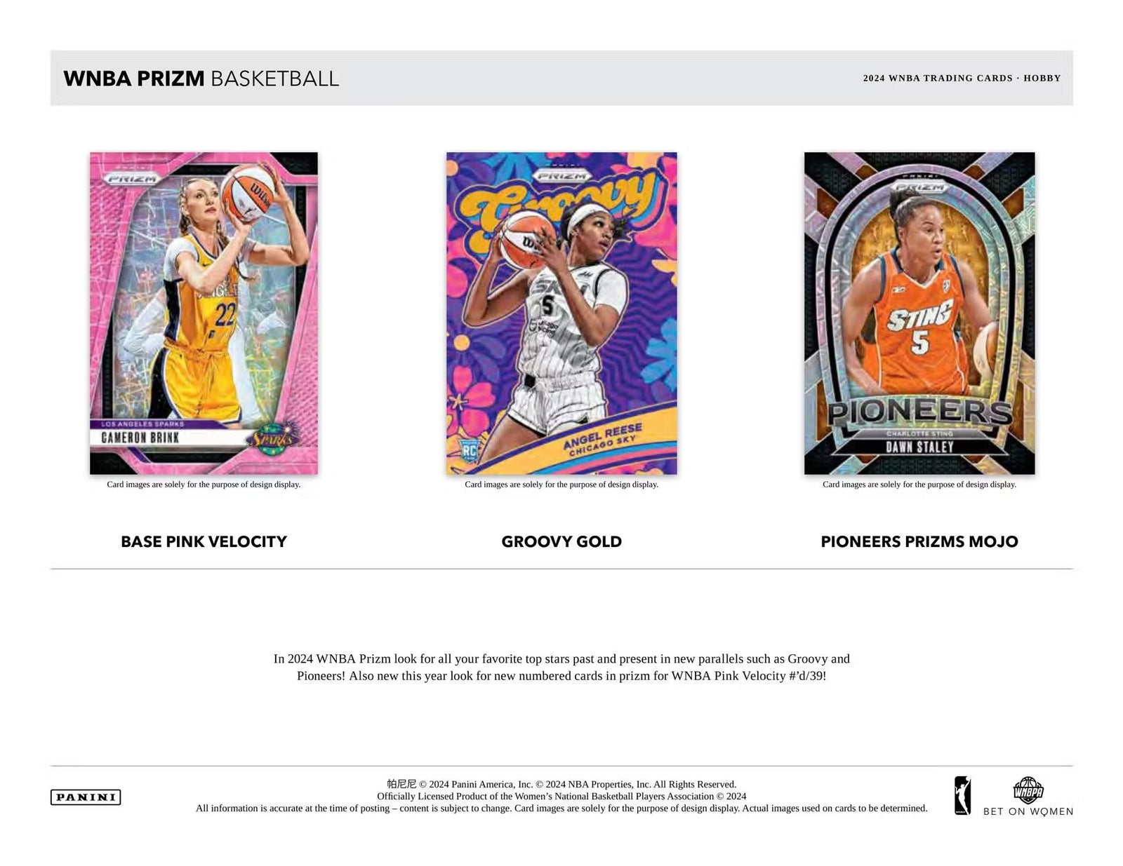 2024 Panini Prizm WNBA Hobby Trading Cards