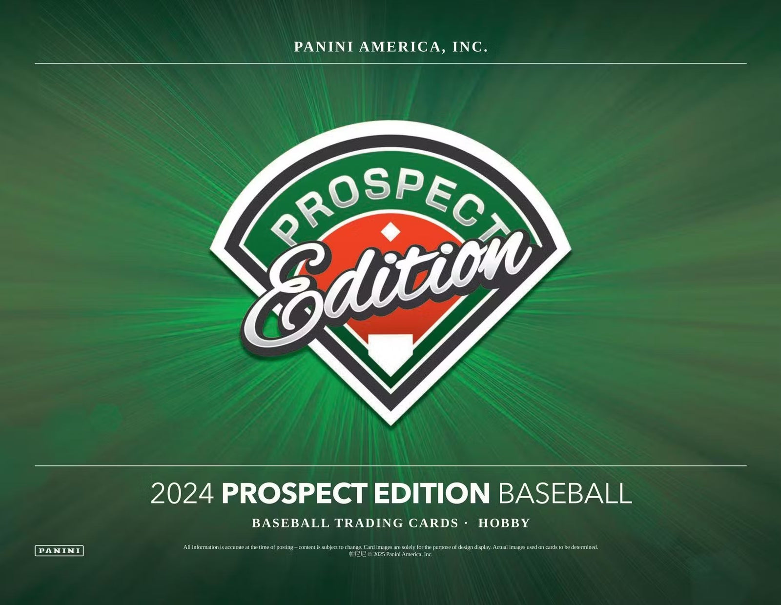 2024 Panini Prospect Edition Baseball Hobby