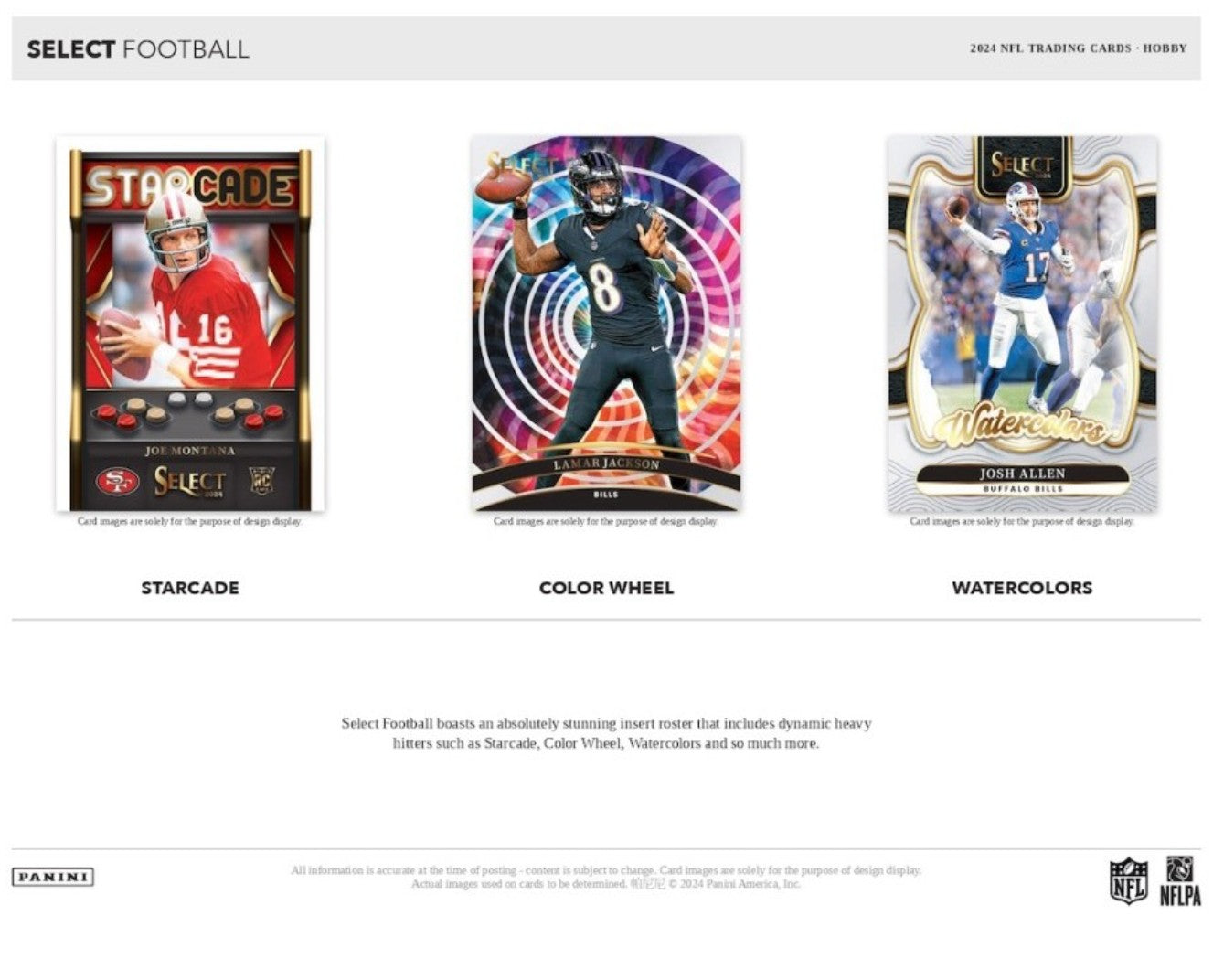 2024 Panini Select Football Hobby Trading Cards