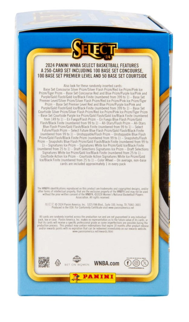 2024 Panini Select WNBA Blaster Trading Cards