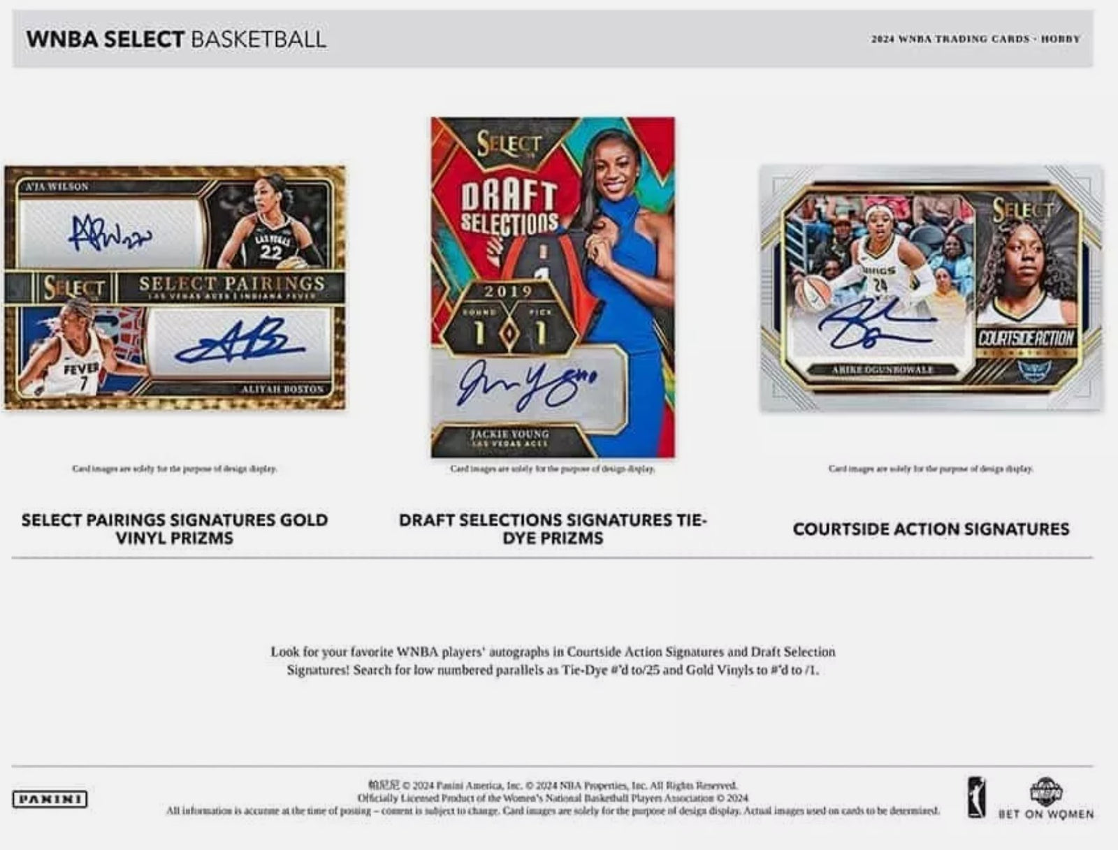 2024 Panini Select WNBA Hobby Trading Cards