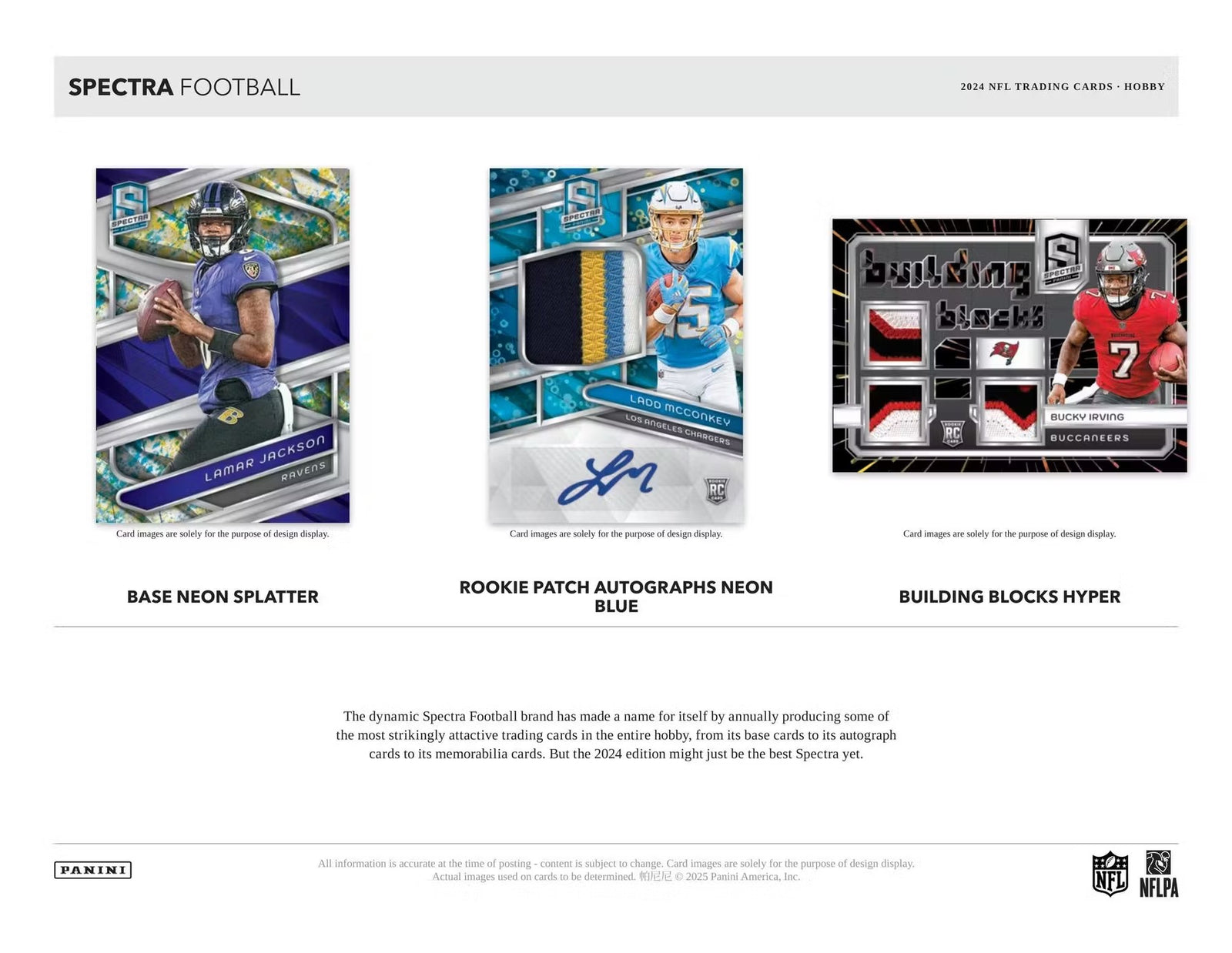 2024 Panini Spectra Football Hobby Trading Cards