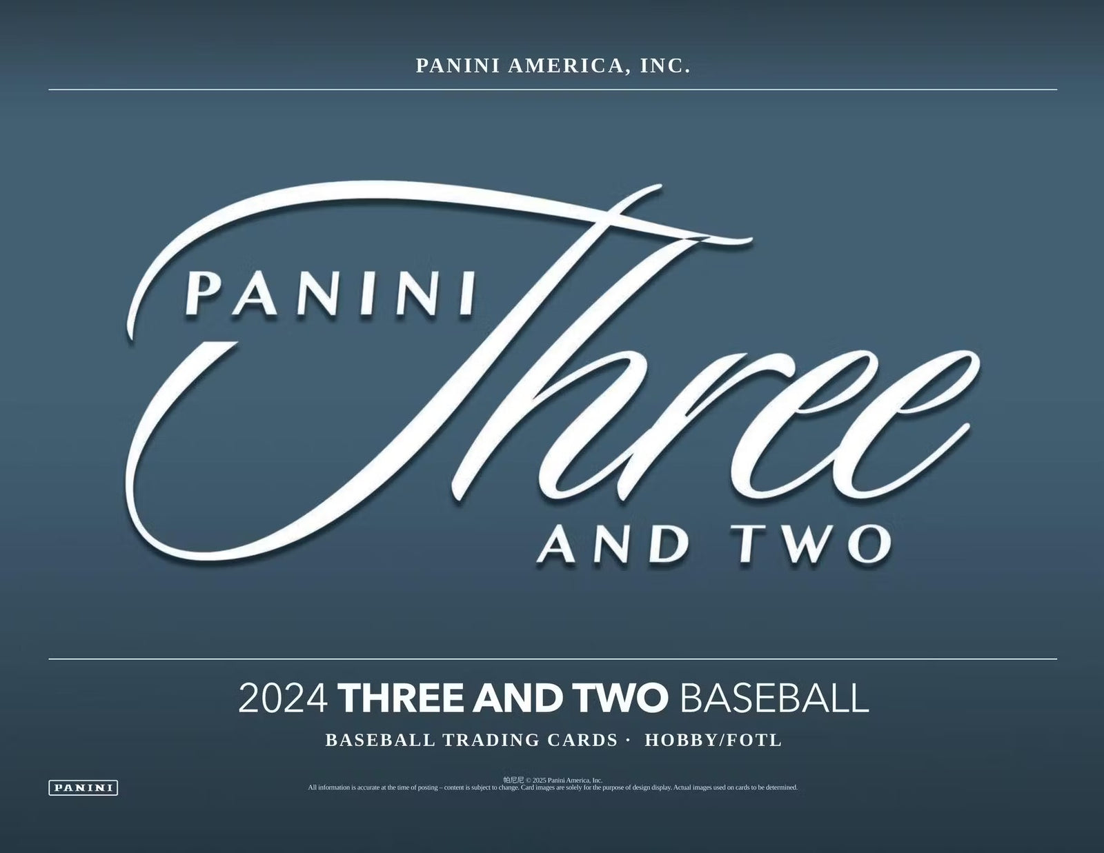 2024 Panini Three and Two Baseball Hobby Trading Cards