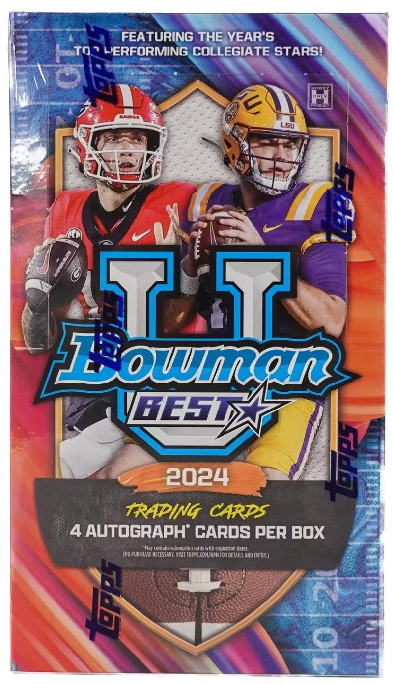 2024 Topps Bowman University Best Football Hobby Trading Cards