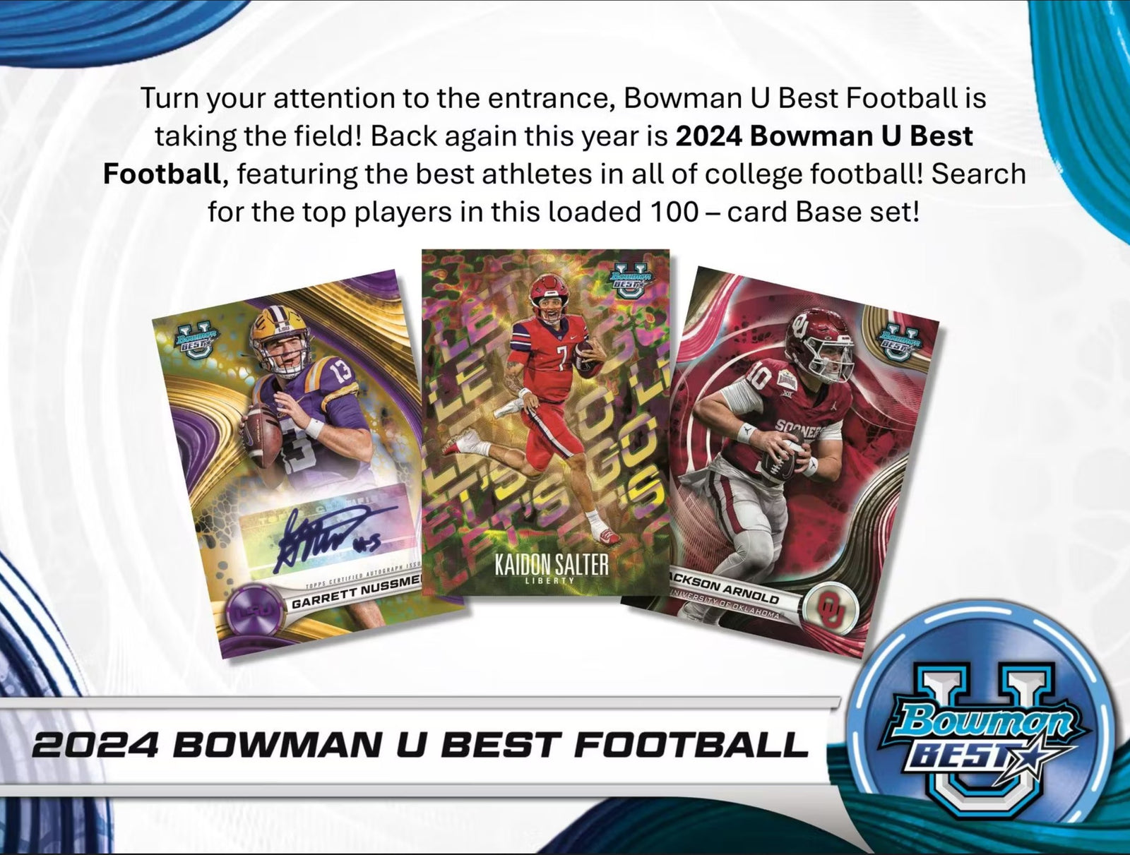 2024 Topps Bowman University Best Football Hobby Trading Cards
