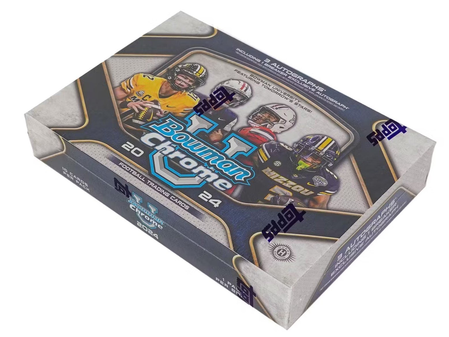 2024 Topps Bowman Chrome University Football Breakers Delight Trading Cards