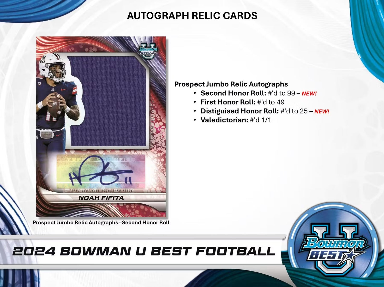 2024 Topps Bowman University Best Football Breakers Delight Trading Cards