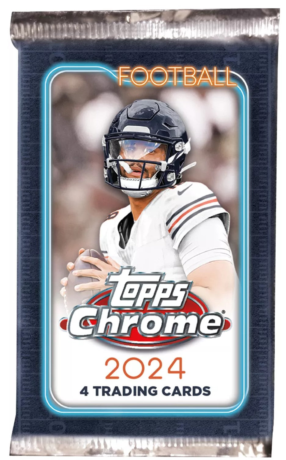 2024 Topps Chrome Football Blaster Trading Cards