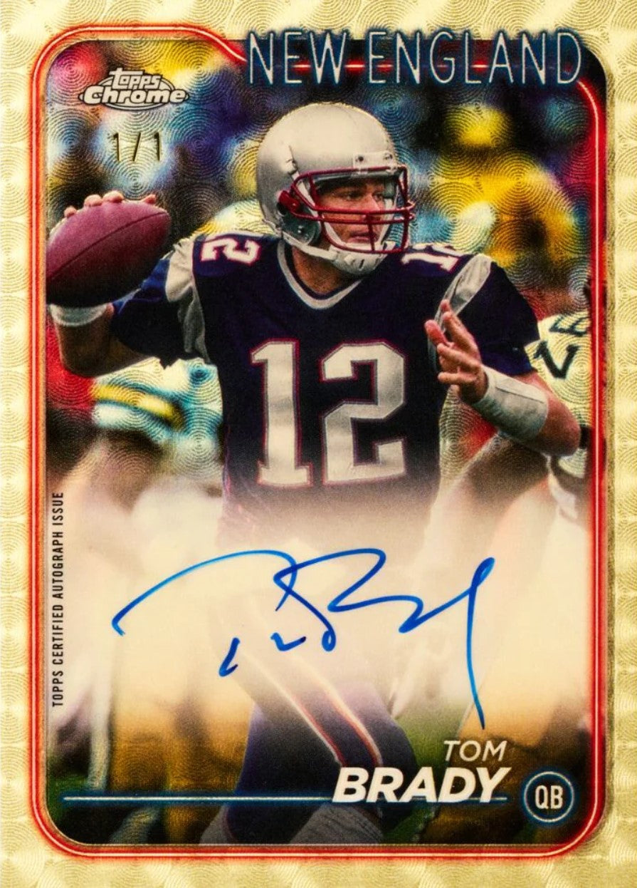 2024 Topps Chrome Football Blaster Trading Cards