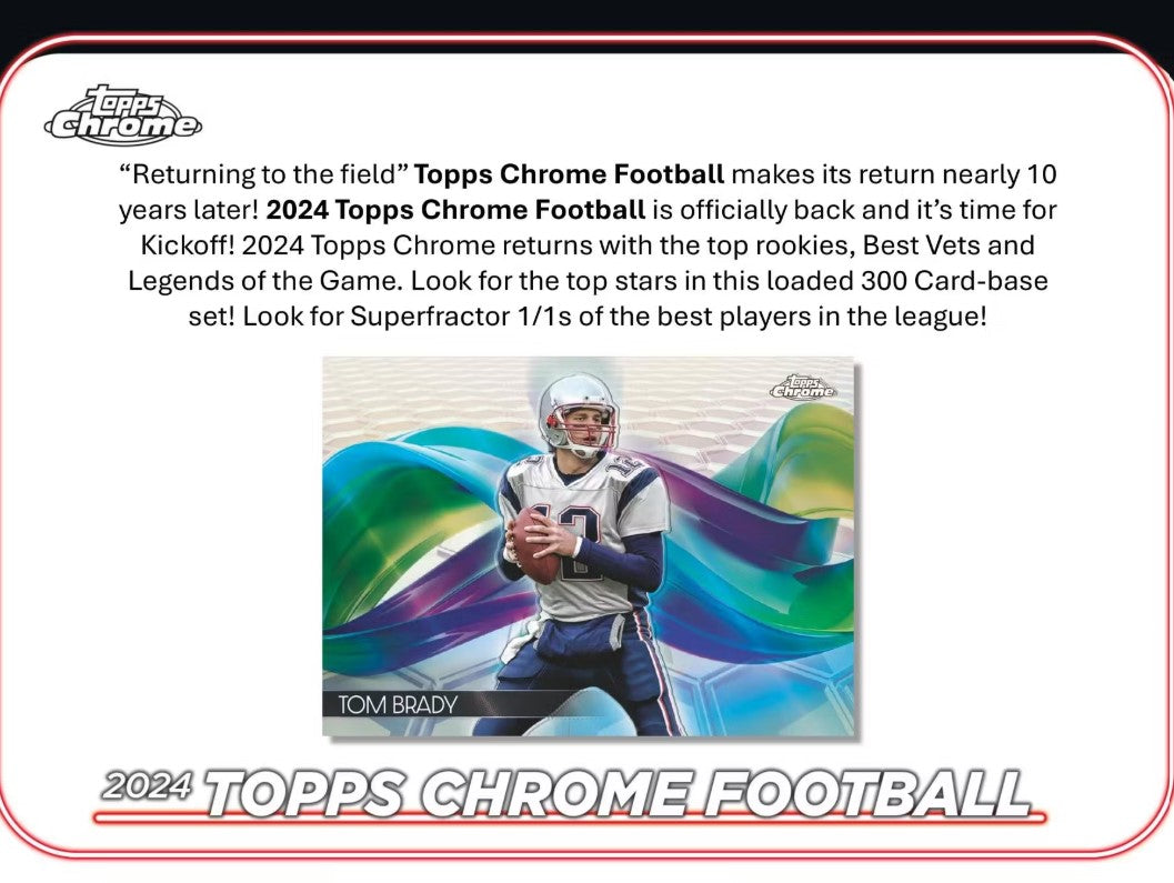 2024 Topps Chrome Football Breakers Delight Trading Cards