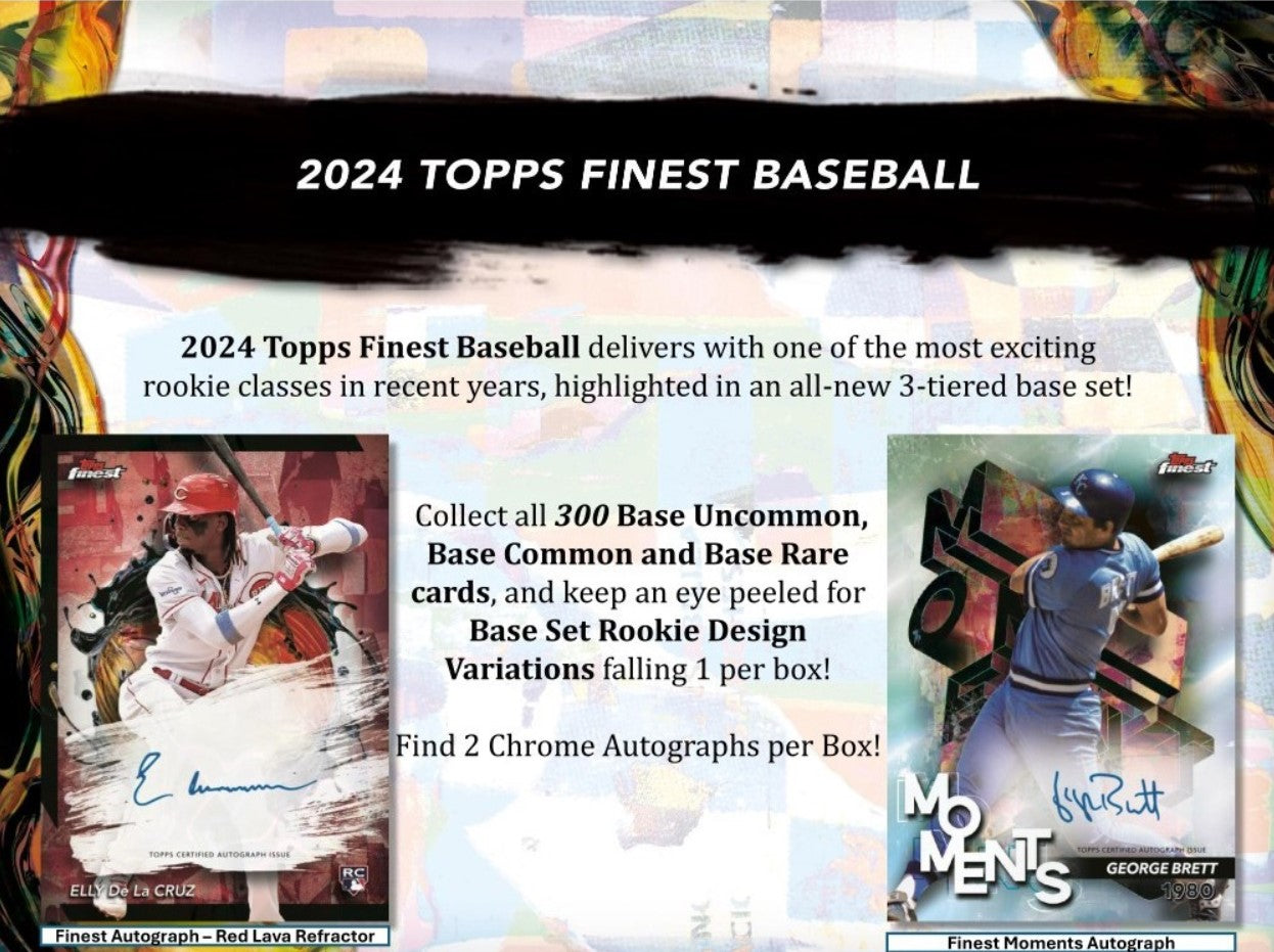 2024 Topps Finest Baseball Hobby Trading Cards